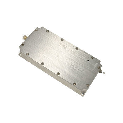Αγορά 1.4G 1420-1450MHz Fpv Μονάδα παρεμβολής LDMOS 30W Μονάδα μέτρησης Drone 24-28V διαδικτυακή κατασκευή