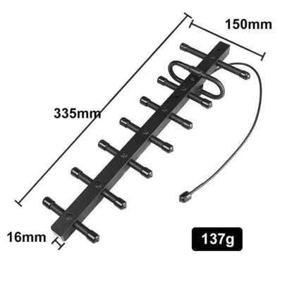2400-2500MHz Anti FPV Device High Gain Yagi Antenna Aluminum Vertical Polarization