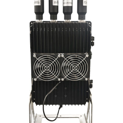 Αγορά Σύστημα καταστολής σήματος 4 ζώνης 450-1500MHz 50W/Ζώνη για άμυνα μη επανδρωμένων αεροσκαφών διαδικτυακή κατασκευή