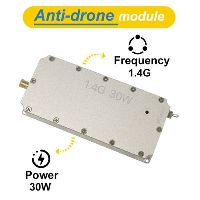 Αγορά 1.4G 30W LDMOS Μονάδα Αντίμετρων για Drone 1420-1450MHz 24-28V διαδικτυακή κατασκευή