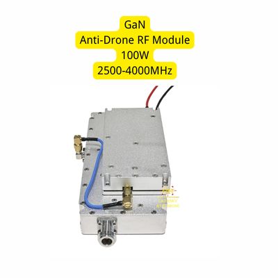 100W GaN RF Power Amplifier 2500-4000MHz for Anti-Drone Systems