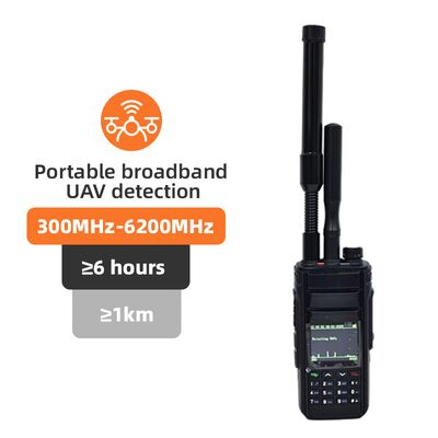 Αγορά 2KM Φορητός Ανιχνευτής Dron 300M~6.2Ghz 1.5G 2.4G 5.2G 5.8G Φορητό Σύστημα Ανίχνευσης UAV FPV Dji Dron διαδικτυακή κατασκευή