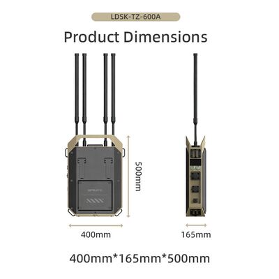 70M-6.2GHz Full Frequency Dron Detector 10km Positioning and Tracking Pilot Paths Capture FPV Video Signal Anti UAV System