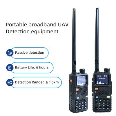 Αγορά Φορητός ανιχνευτής drone 2km, 300M~6Ghz, συναγερμός πλήρους συχνότητας, 1.5G 2.4G 5.2G 5.8G, σύστημα ανίχνευσης UAV FPV Dji Dron διαδικτυακή κατασκευή