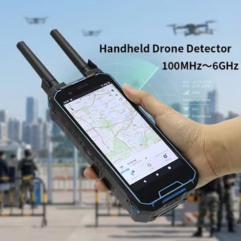 Αγορά Φορητός ανιχνευτής Drone πολλαπλών λειτουργιών 100MHz-6GHz με παρακολούθηση FPV παθητικής ανίχνευσης και ενδοεπικοινωνία ασύρματης δικτύωσης για ασφάλεια υποδομής ζωτικής σημασίας διαδικτυακή κατασκευή