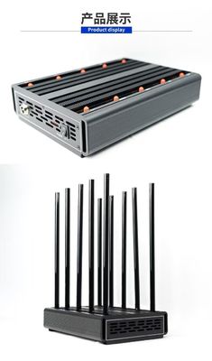 10/12/14/16 Antennas FPV Drone Signal Jammer 2g 3G 4G 5g GPS WiFi 20X20X20cm