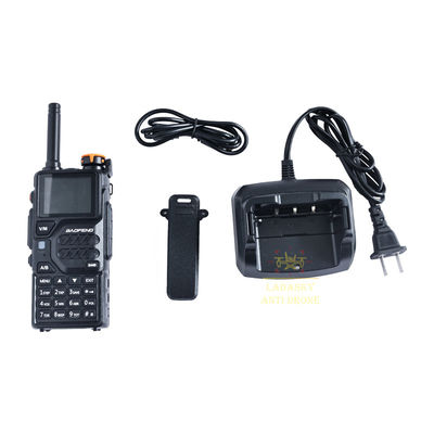 5000mAh Battery 300MHz-6200MHz Portable Detector 2KM Ultra-wide Handheld FPV UAV Detection System Antenna Identify DJI