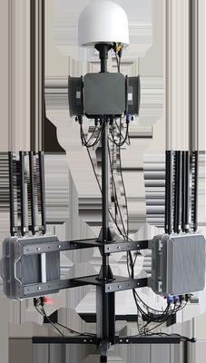 Full Frequency 24Hour Unattended Drone Detection System with 70M-6Ghz Fixed Anti Drone Technology and 10KM Jamming Distance