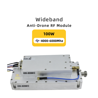 4000-6000MHz 100W Gan Lora Anti Uav Module Anti Portability Fpv Strike για τον ενισχυτή ισχύος RF DJI με κυκλωτή