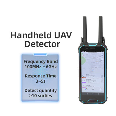 Portable UAV Detection Device with 6-inch Touch Screen 3-4 Hours Operation and Real-Time Detection for 1-2km Range