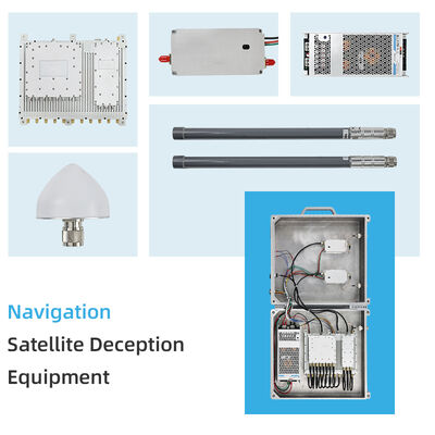 Drone Spoofer 5~20KM Πολυσύστημα GNSS Λύση εξαπάτησης προκαλώντας αναγκαστική προσγείωση UAV για επαγγελματικό έλεγχο drone