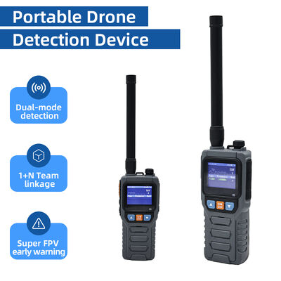 Φορητός ανιχνευτής drone χειρός με συσκευή συντονισμού ειδοποίησης ρολογιού χειρός Σύστημα κατά των drone για ανίχνευση UAV